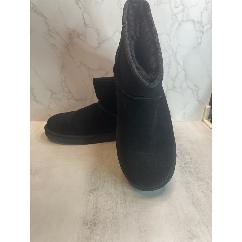 KOOLABURRA BY UGG KOOLA MINI Suede BOOT Women Sz 12 Black